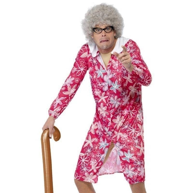 Inflatable Walking Stick Adult Brown Costume Accessory 1