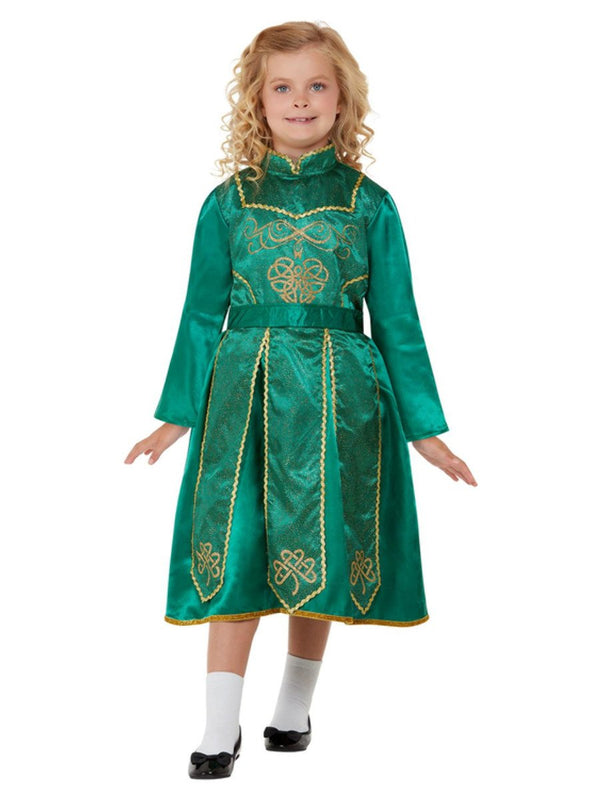 Irish Dancer Costume Girls Green Dress St Patricks_2