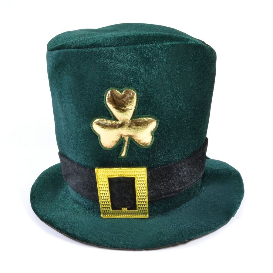 Irish Hat Velvet Green Leprechaun Cap_1