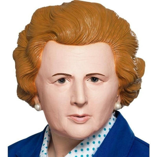 Iron Lady Mask Adult Brown Latex 1