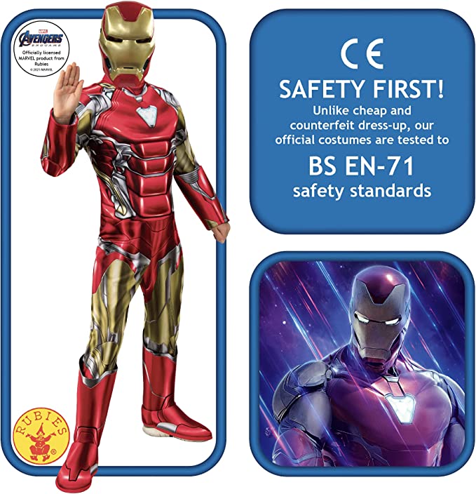 Iron Man Avengers Endgame Deluxe Boys Costume_5