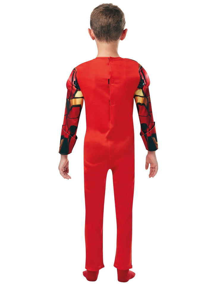Iron Man Kids Costume Deluxe Padded Suit Avengers Tony Stark