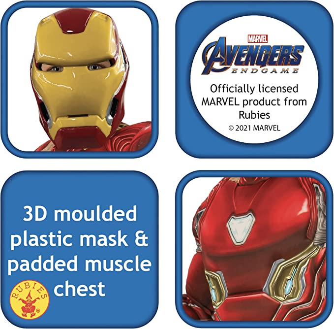Iron Man Mark 50 Costume with Mask Child Avengers Endgame_3