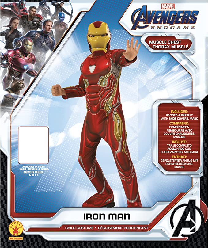 Iron Man Mark 50 Costume with Mask Child Avengers Endgame_4