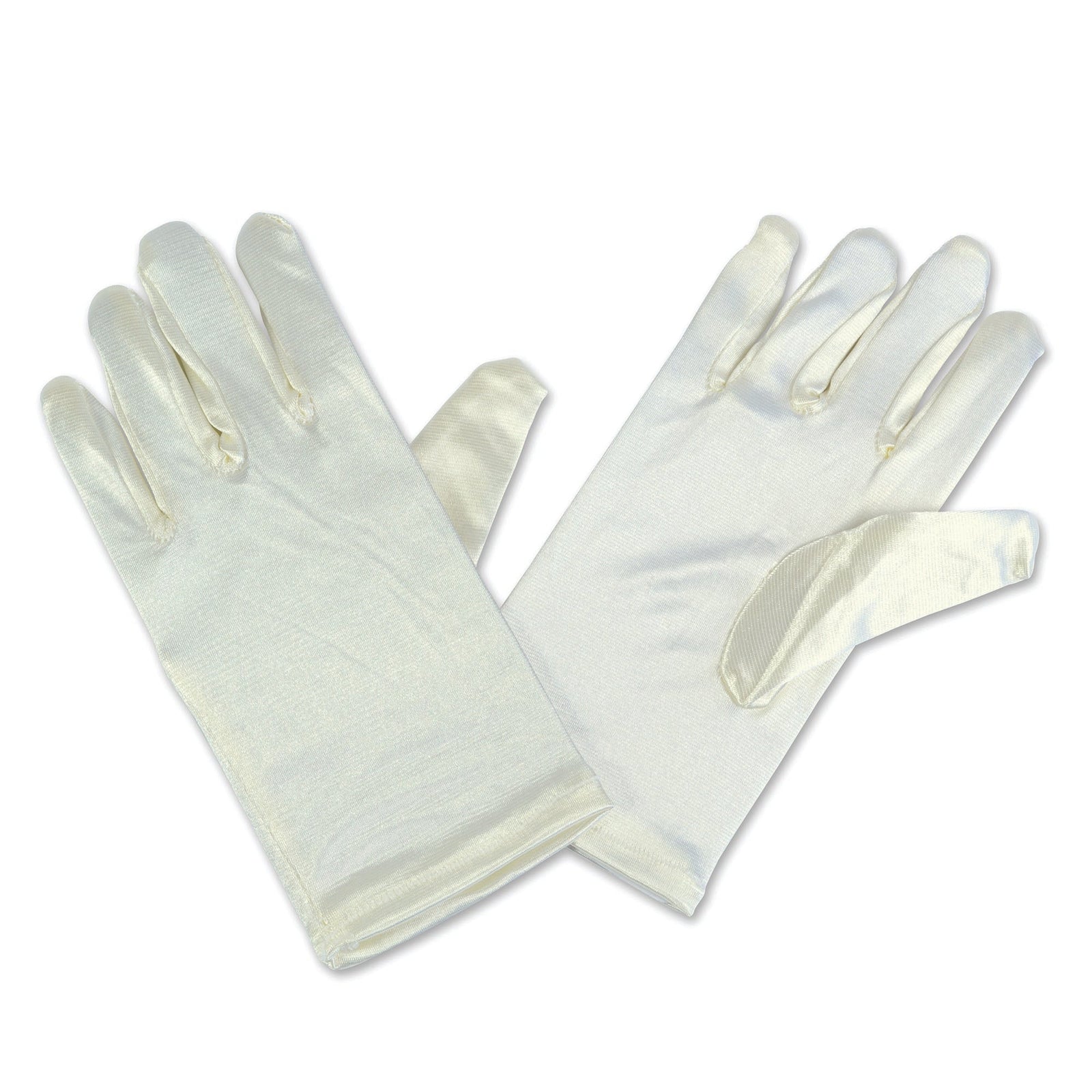 Ivory Childs Gloves Magician Costume Accessory 1