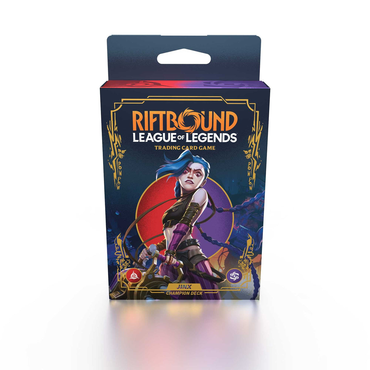 League of Legends Trading Card Game Set 1 Origins Champion Deck Jinx Display 1