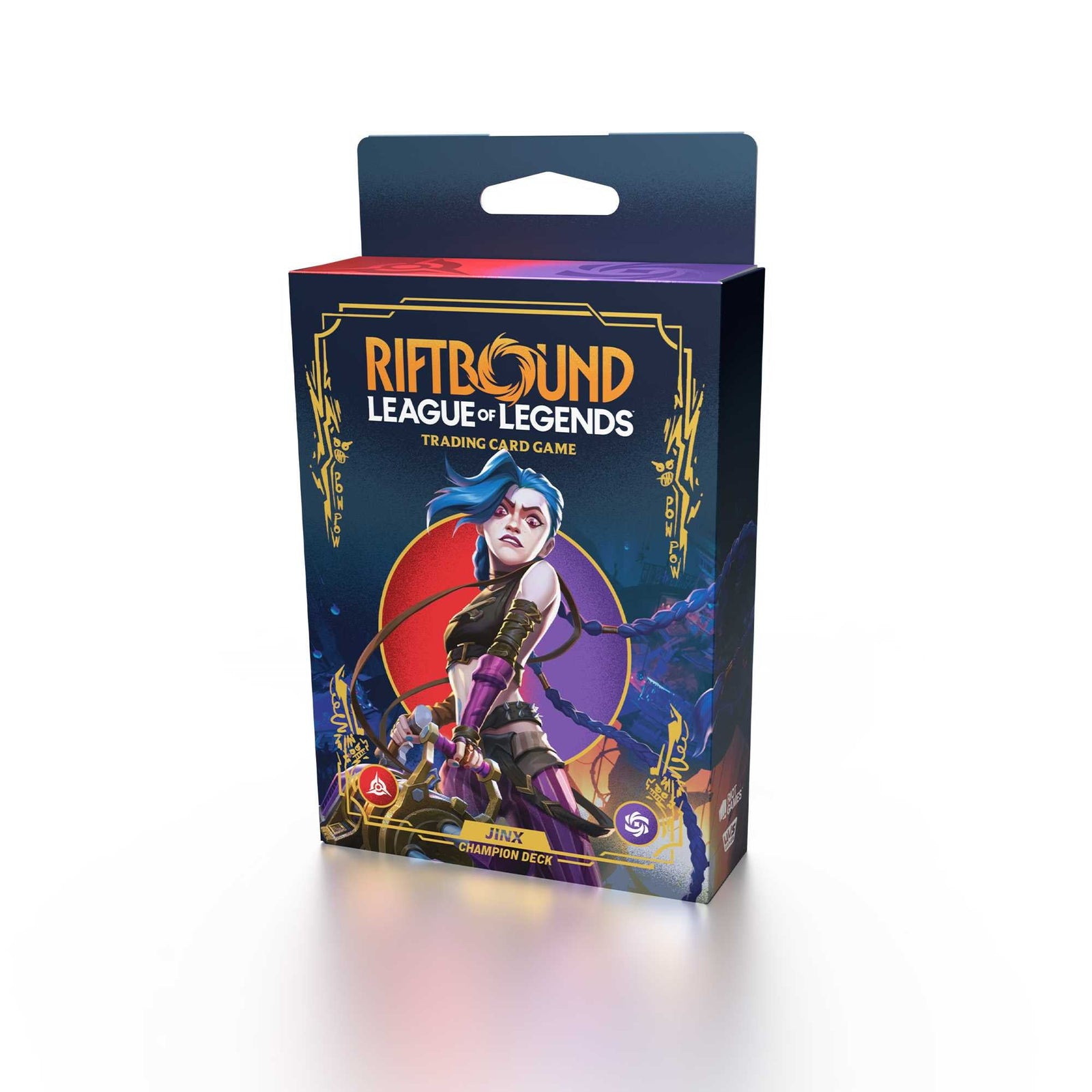 League of Legends Trading Card Game Set 1 Origins Champion Deck Jinx Display 2
