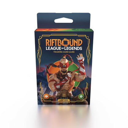 League of Legends Trading Card Game Set 1 Origins Champion Deck Lee Sin Display 1