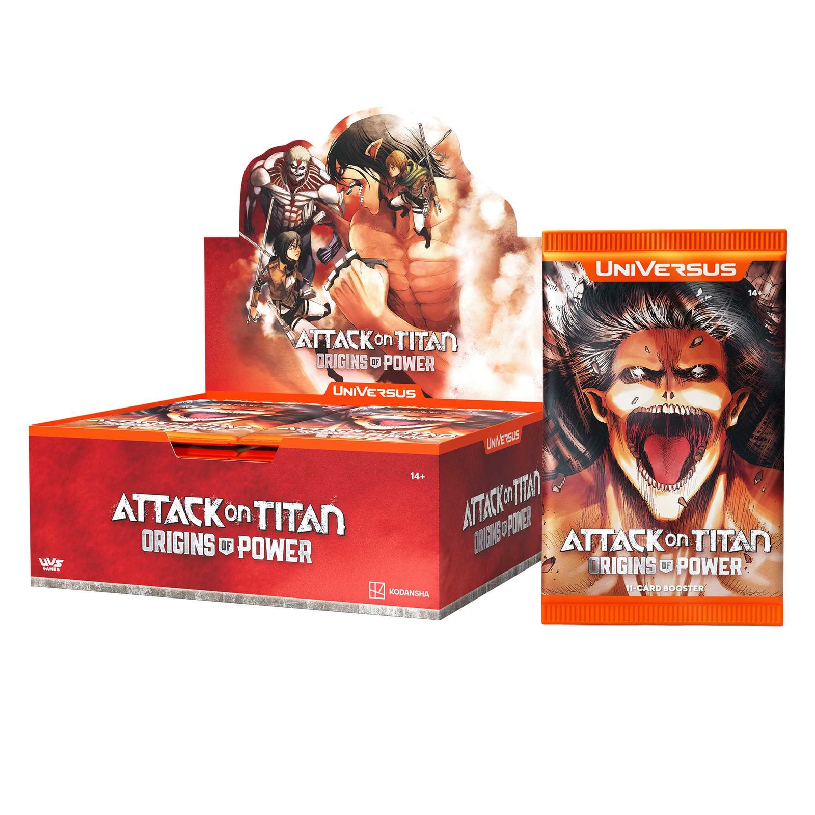 Attack on Titan Origins of Power Booster Display Trading Card Game 1
