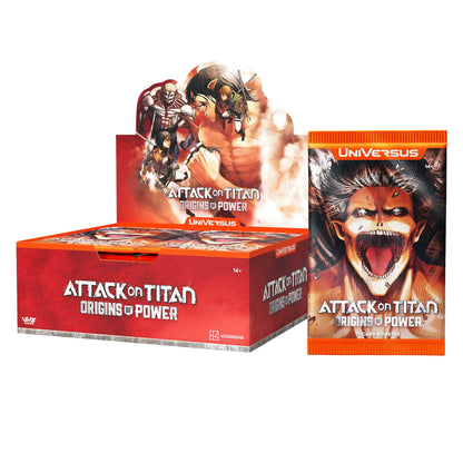 Attack on Titan Origins of Power Booster Display Trading Card Game 1