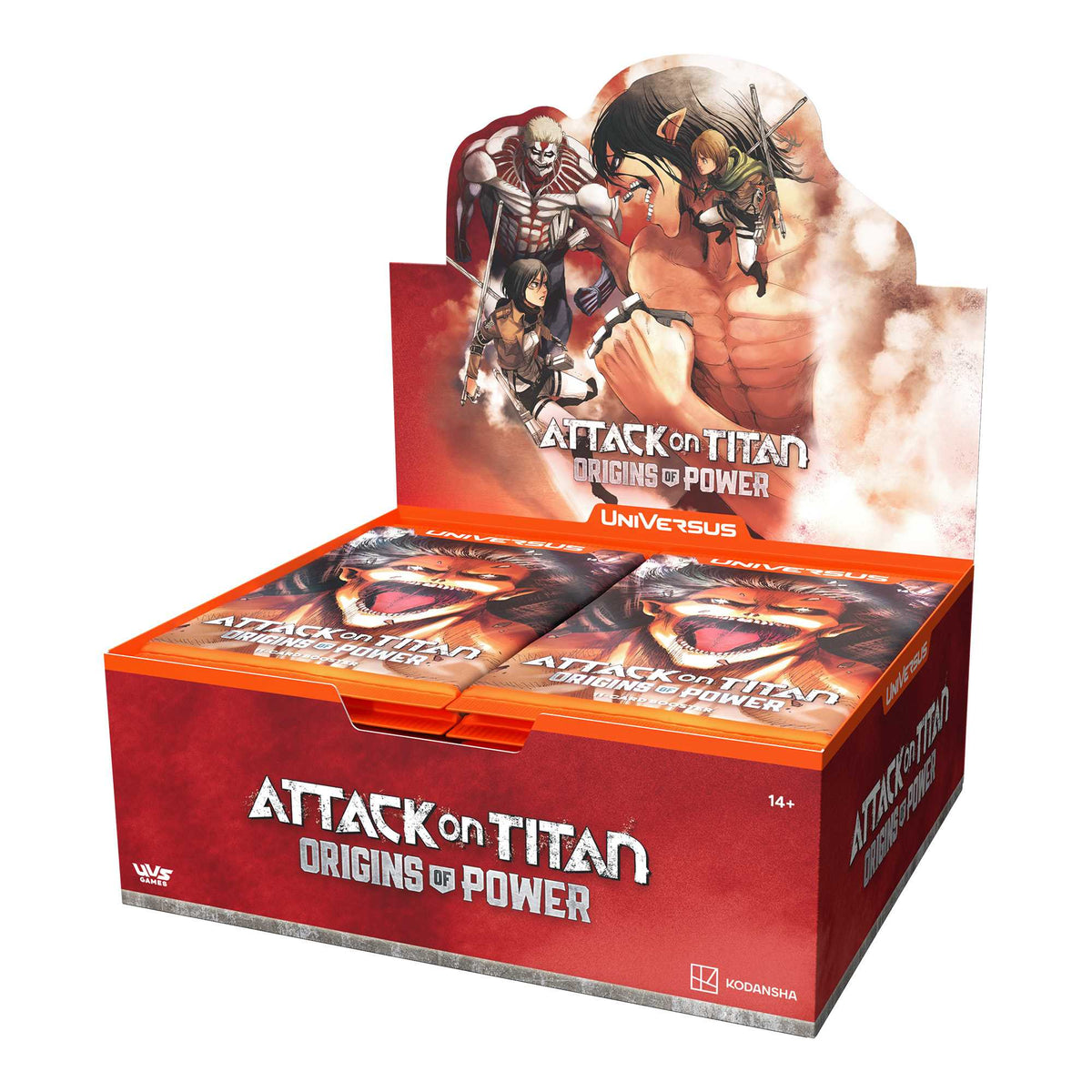 Attack on Titan Origins of Power Booster Display Trading Card Game 3
