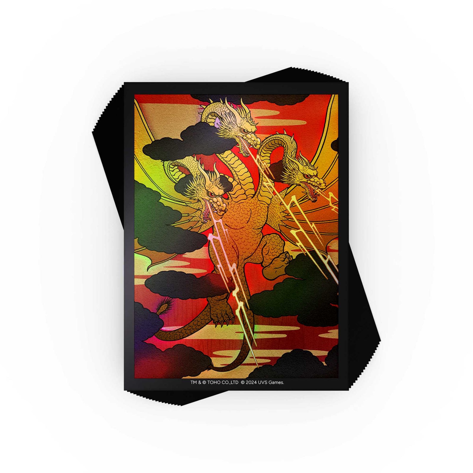 UVS Godzilla King Ghidorah Sleeves Trading Card Game by UniVersus 1