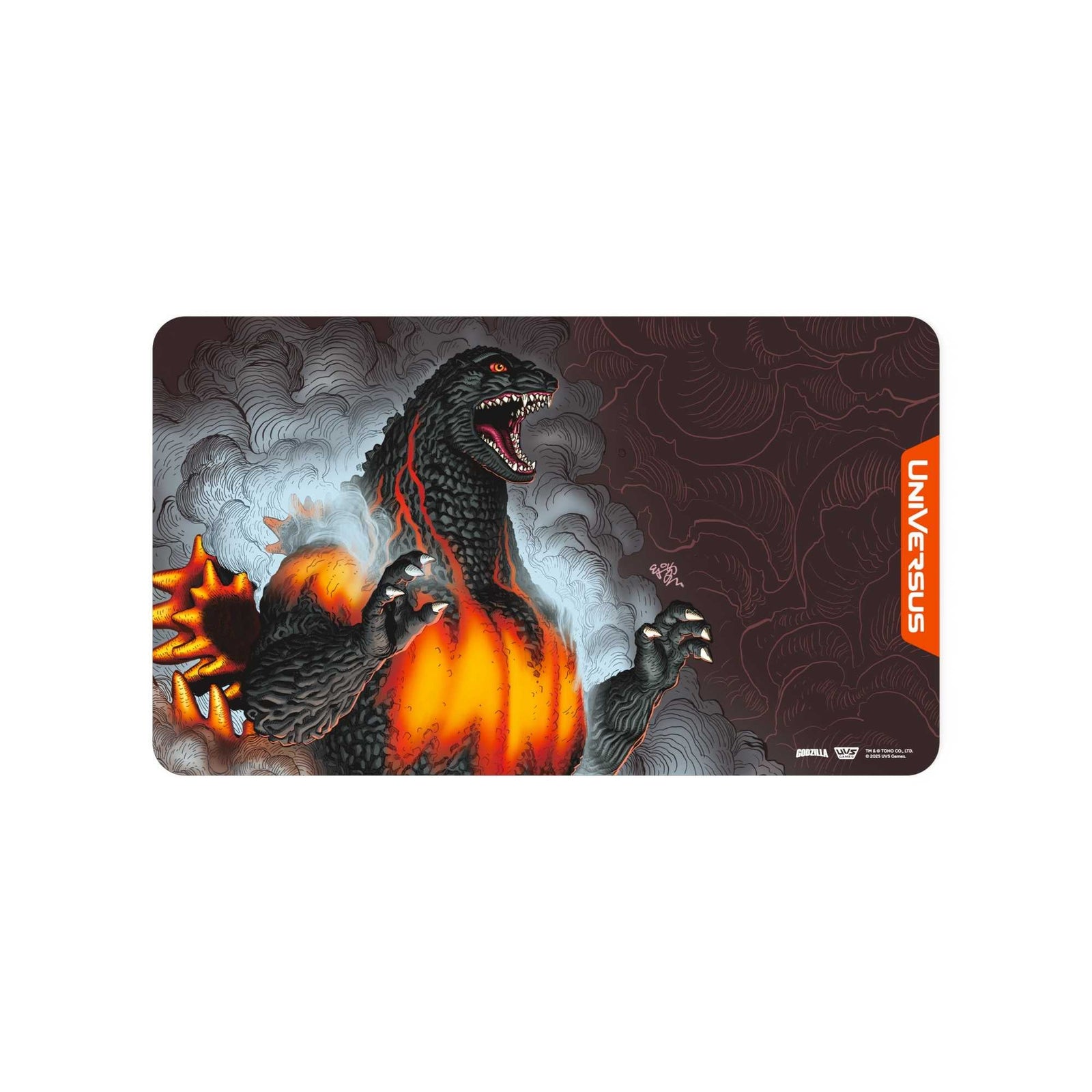 UVS Godzilla Reign of Kaiju Playmat Burning Godzilla Trading Card Game by UniVersus 1