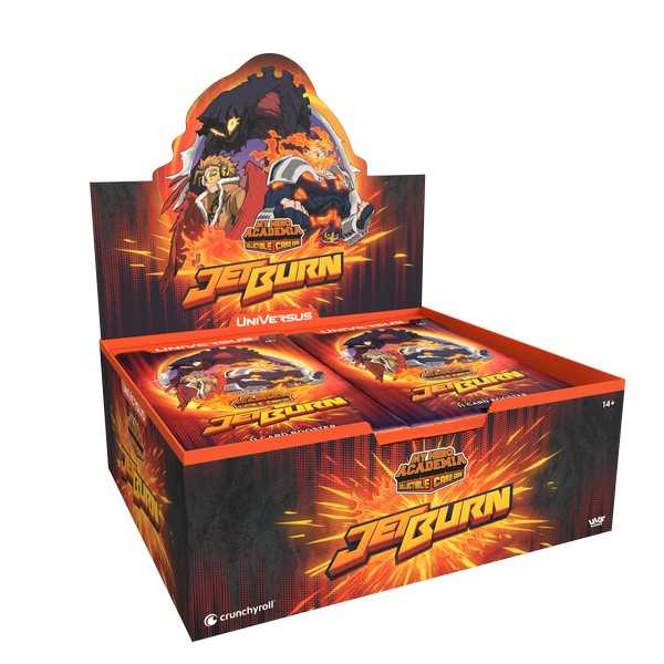 My Hero Academia CCG: Jet Burn Booster Display