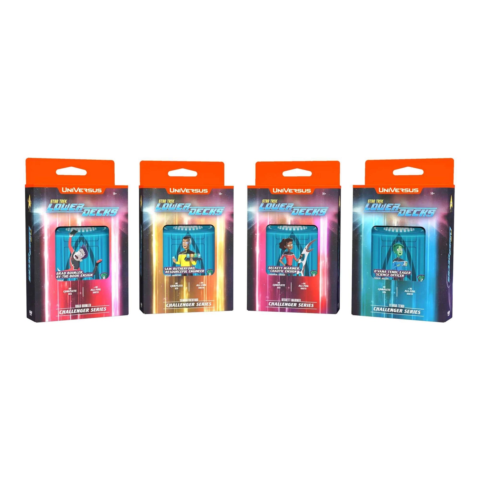 UVS Star Trek Lower Decks Challenger Series Assorted Display Trading Card Game by UniVersus 1
