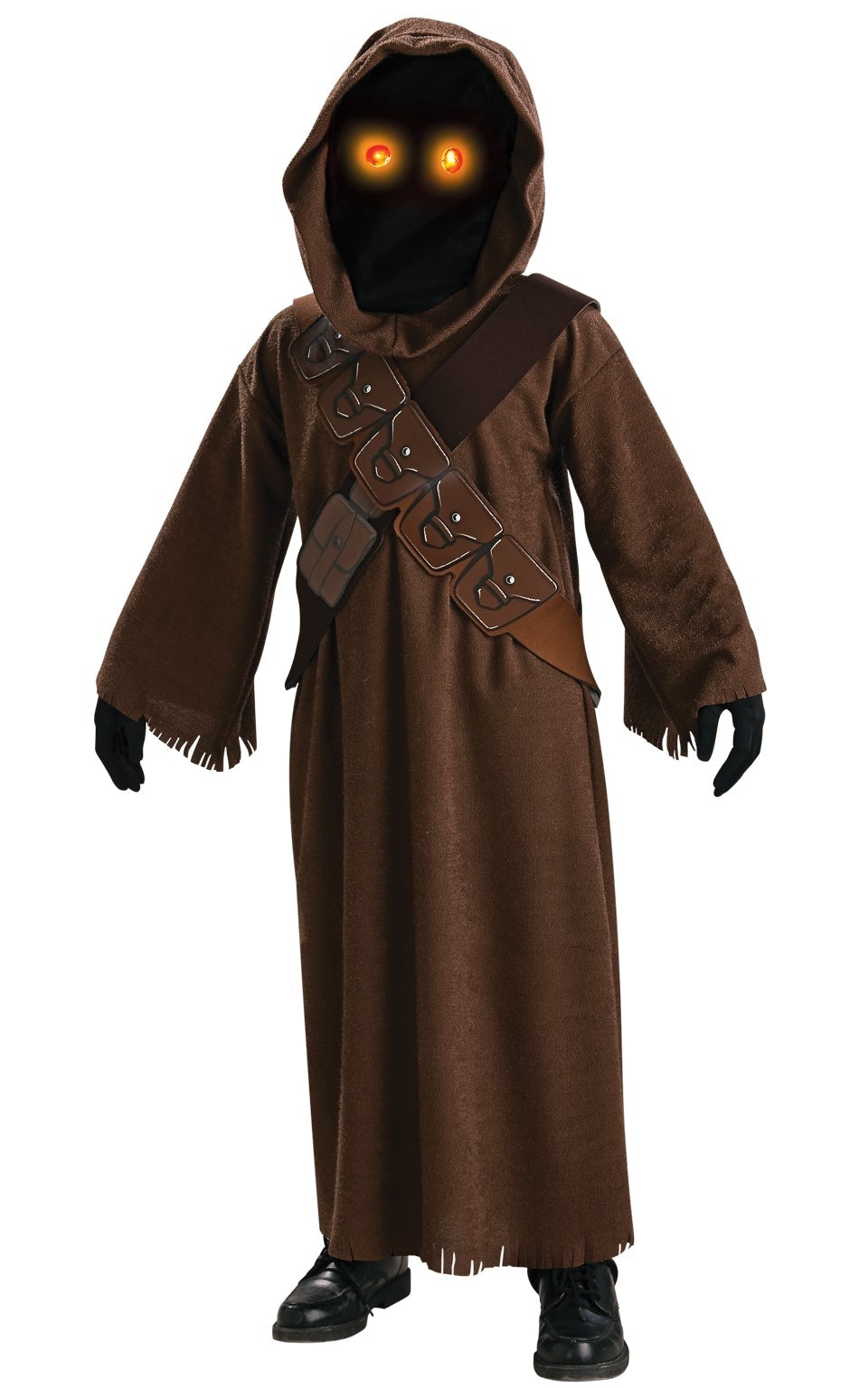 Jawa Kids Costume Light Up Eye Hooded Robe Star Wars 1