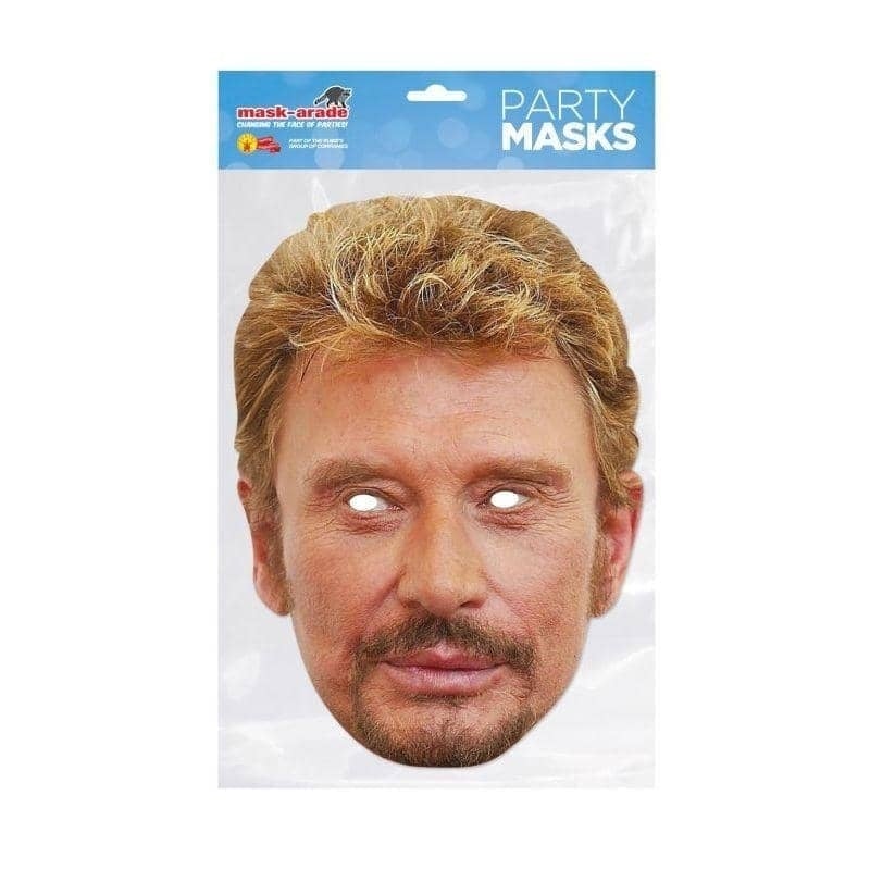 Johnny Hallyday Celebrity Face Mask_1 JHALL01