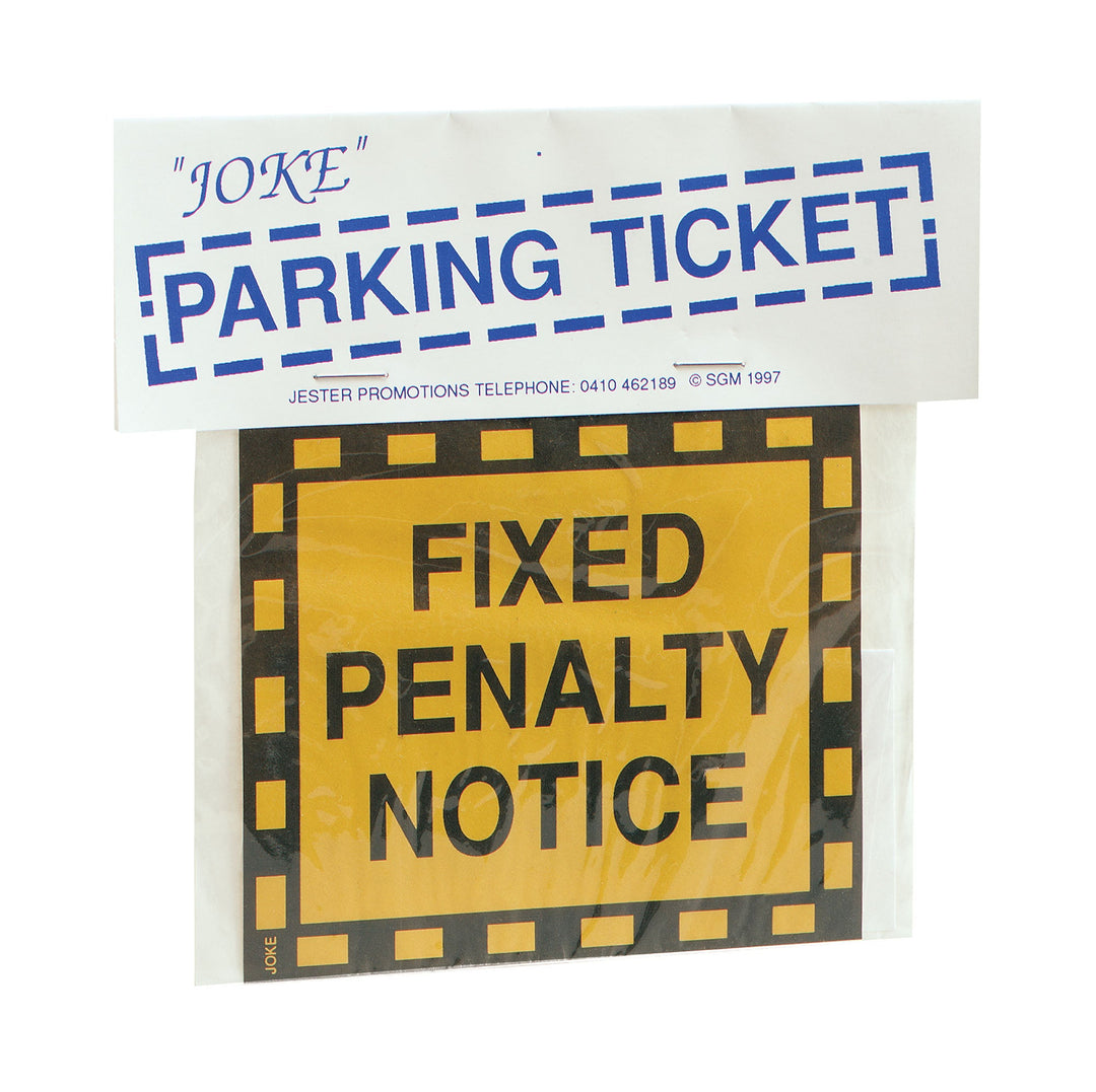 Joke Parking Ticket General Jokes Unisex_1