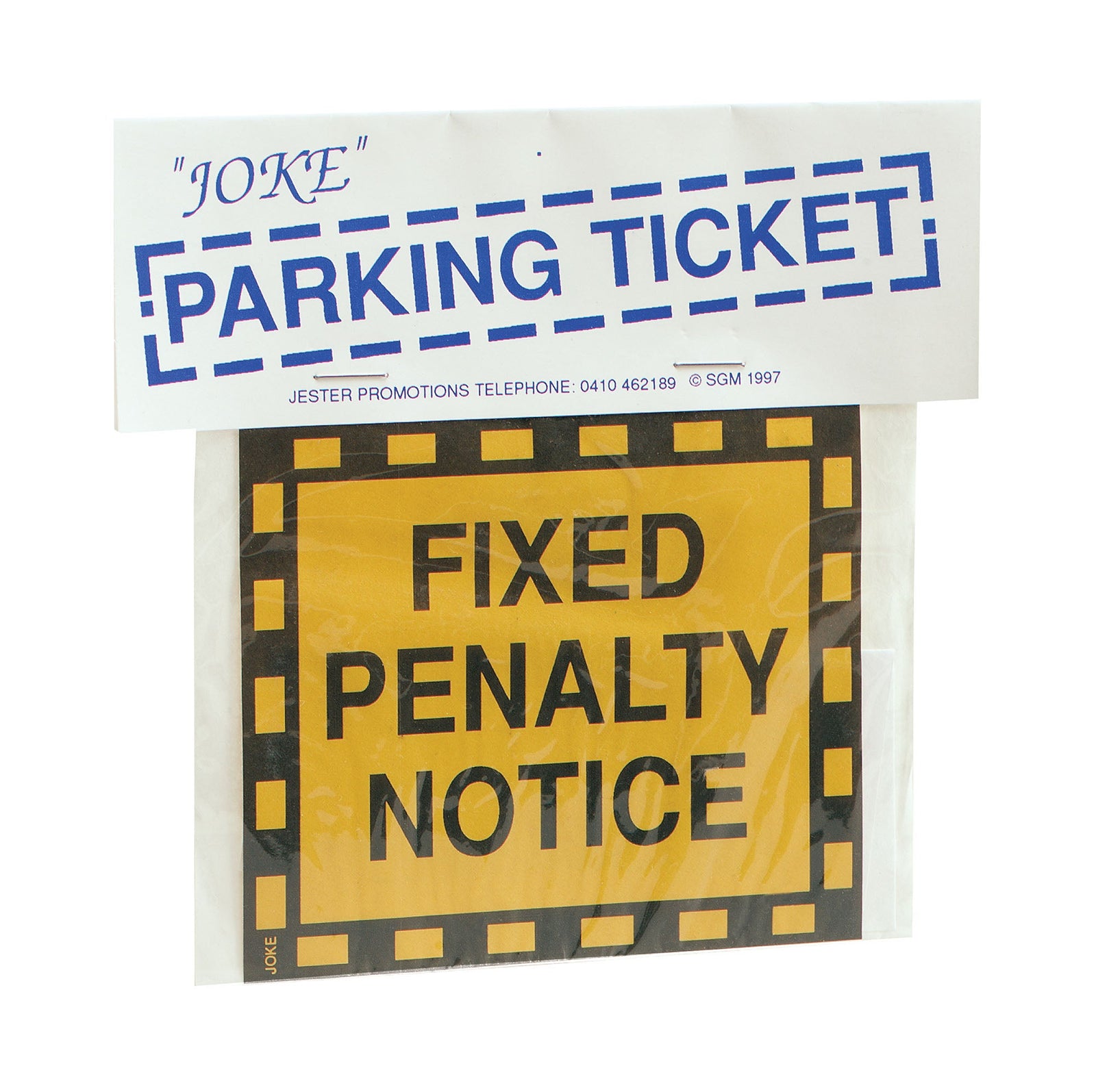 Joke Parking Ticket General Jokes Unisex 1