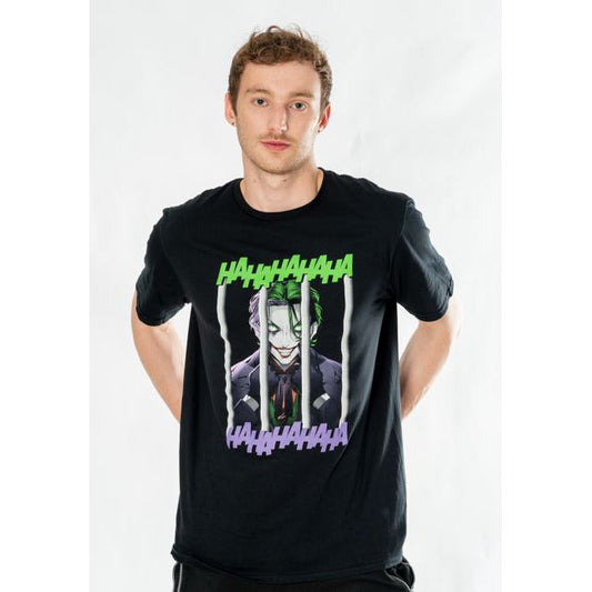 Joker Black Adult Anime Smile T-shirt DC 1
