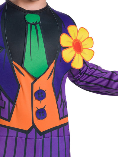 Joker Costume Boys Classic Purple Clown Suit 3