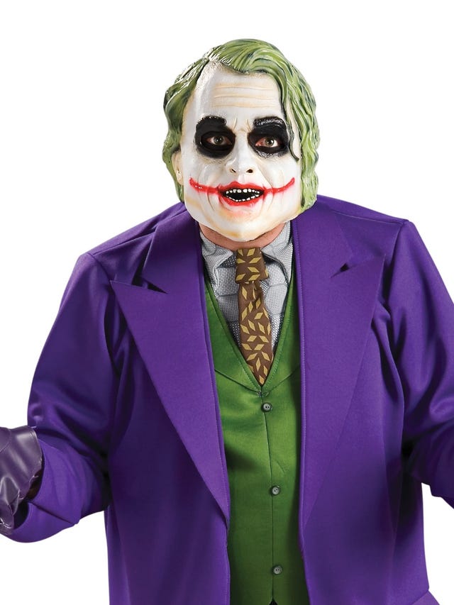 Joker Costume Dark Knight Batman Heath Ledger Purple Suit_2