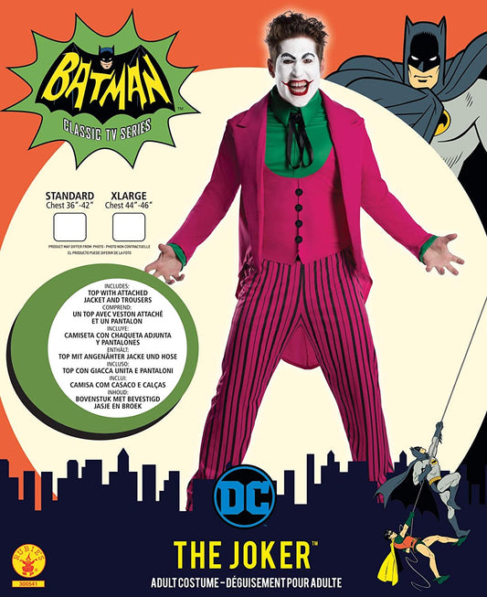 Joker Costume Pink Suit Batman Classic TV 1966 Cesar Romero 2
