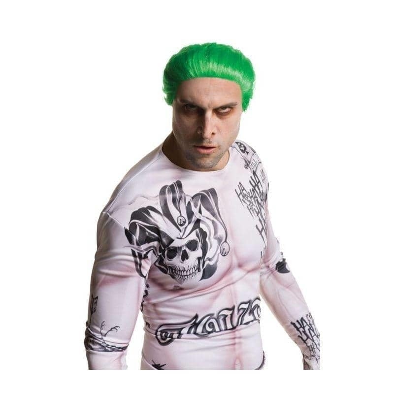 Joker Green Wig Mens Suicide Squad Jared Leto_1
