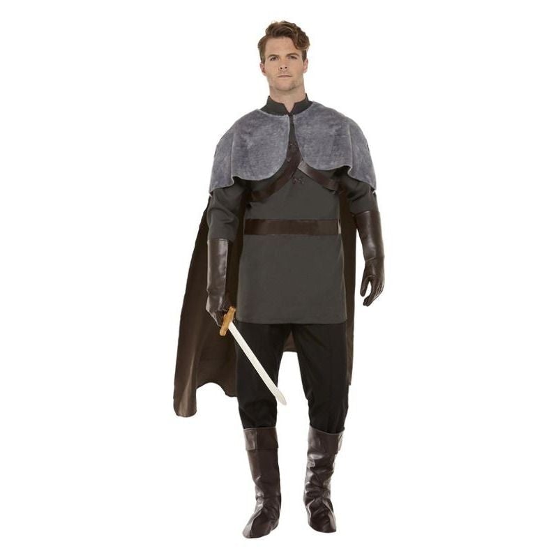 Jon Snow Medieval Lord Mens Costume Grey 1