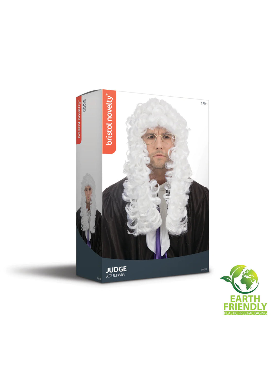 Judge Wig White Courtroom Hairpiece Judge Wig White Courtroom Hairpiece