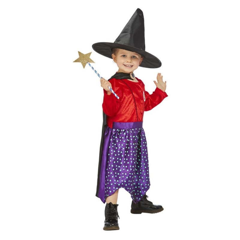 Julia Donaldson Room On The Broom Costume Child Black Purple Red_1