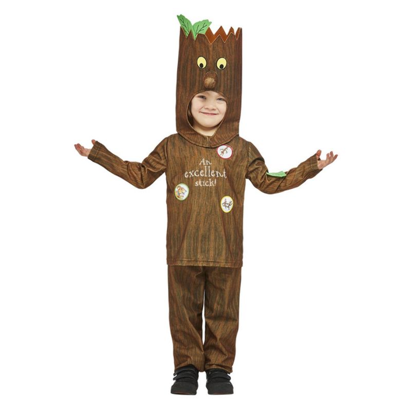 Julia Donaldson Stickman Costume Child Brown Top Trousers and Character Hood 1