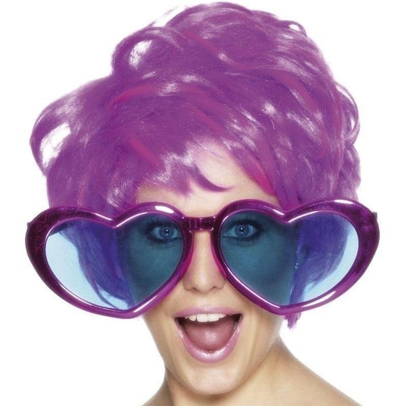 Jumbo Heart Shaped Specs Adult Assorted 1