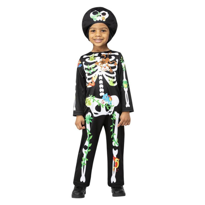 Jungle Skeleton Costume Child Multi_1