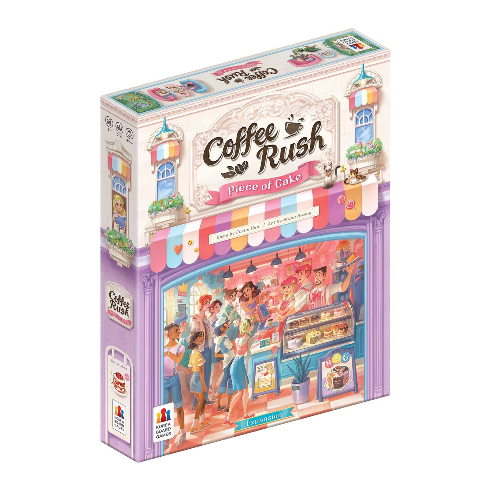 Coffee Rush Piece of Cake Expansion Board Game by Korea Board 1