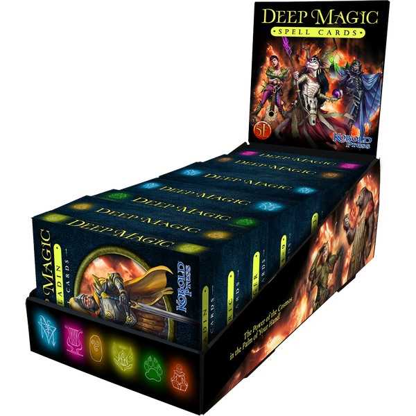 Deep Magic Spell Cards Display Box Board Game by Kobold Press 1
