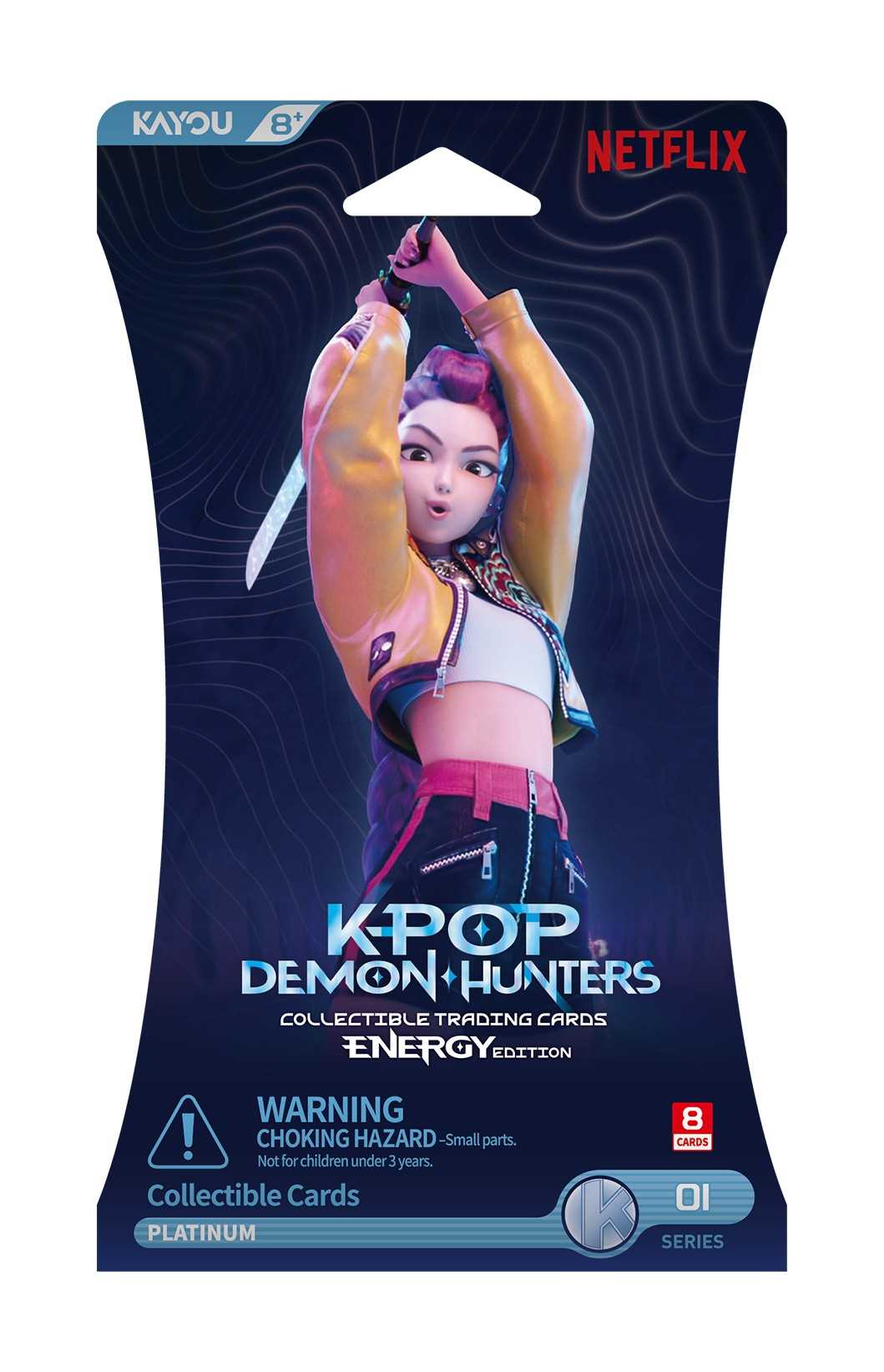 KPop Demon Hunters Collectible Trading Cards Energy Edition Sleeved 001 EMEA Series 1 A Trading Card Game by Kayou 3