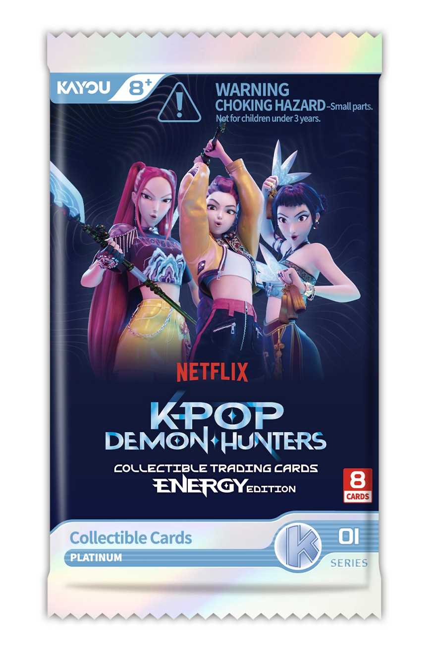 KPop Demon Hunters Collectible Trading Cards Energy Edition Foil 001 EMEA Series 1 B Trading Card Game by Kayou 3