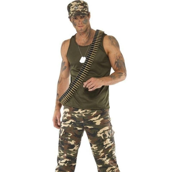 Khaki Camo Deluxe Costume Adult_1