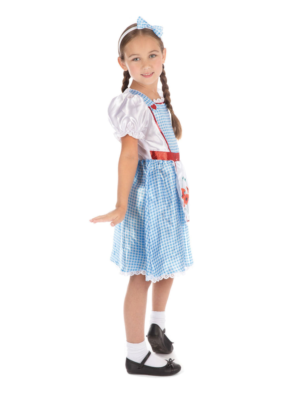 Kids Dorothy Girl Fancy Dress Costume_2