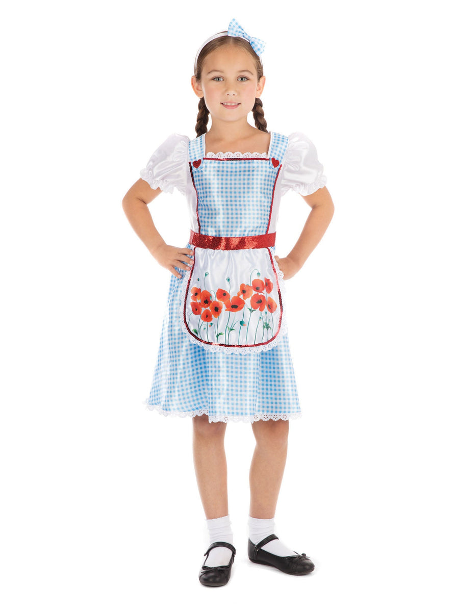 Kids Dorothy Girl Fancy Dress Costume_1