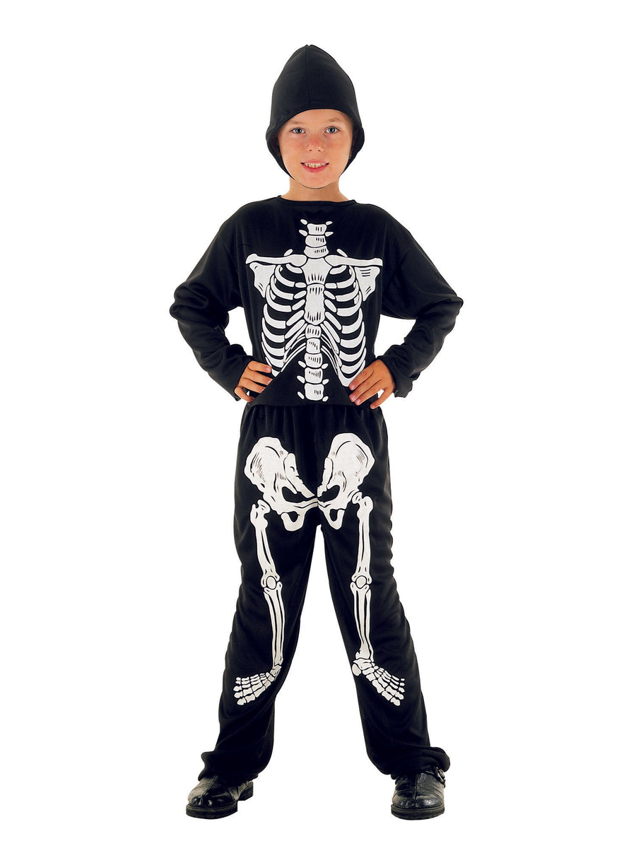 Kids Glow in the Dark Skeleton Costume_1