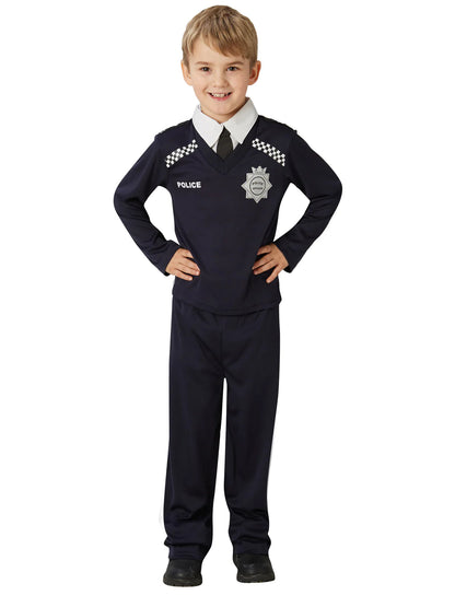 Kids Police Officer Costume 3
