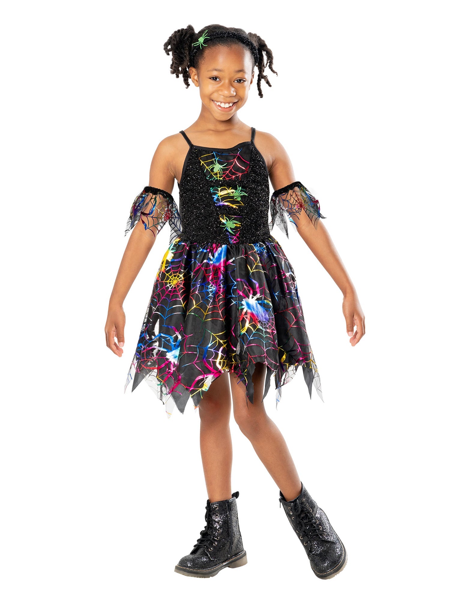 Kids Sparkle Spider Costume 1