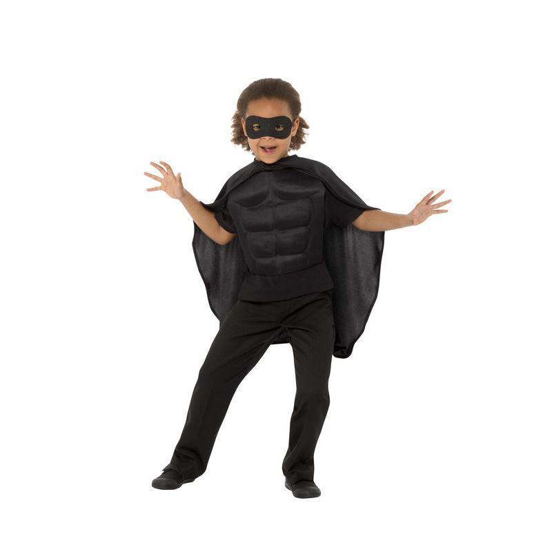 Kids Superhero Kit Child Black_1 sm-41167SM