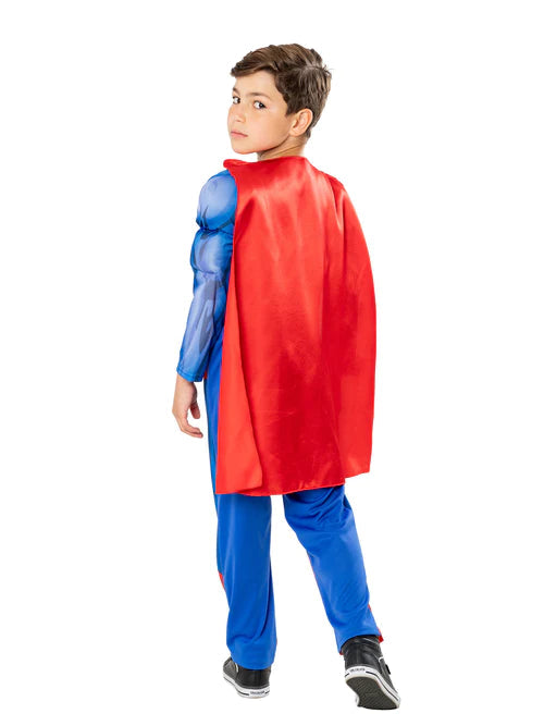 Kids Superman Costume Padded Muscle Suit 2