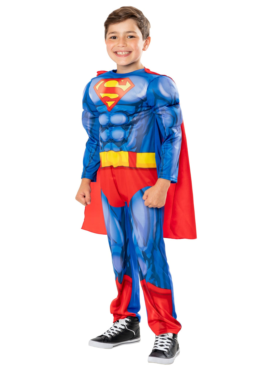 Kids Superman Costume Padded Muscle Suit_3
