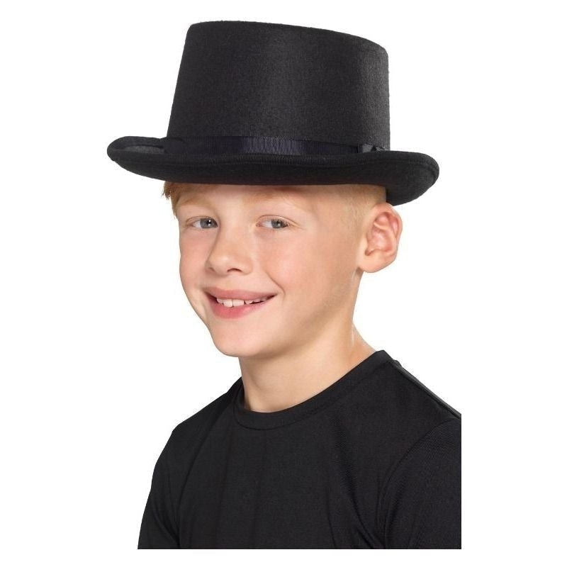 Kids Top Hat Black 1