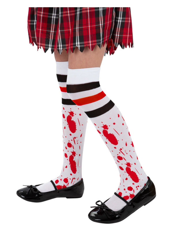 Kids Unisex Bloody Zombie School Socks 1