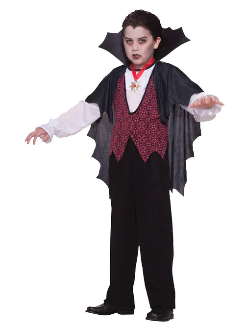 Kids Vampire Costume Dracula Boys Dress Up
